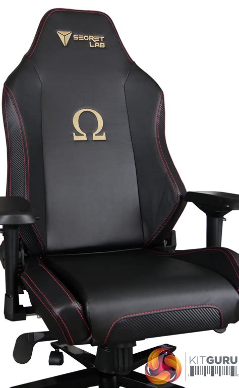 gaming chair with omega symbol.